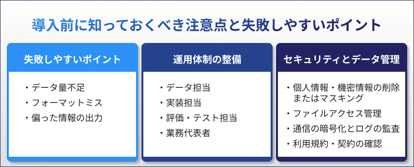 ファインチューニング導入前の注意点
