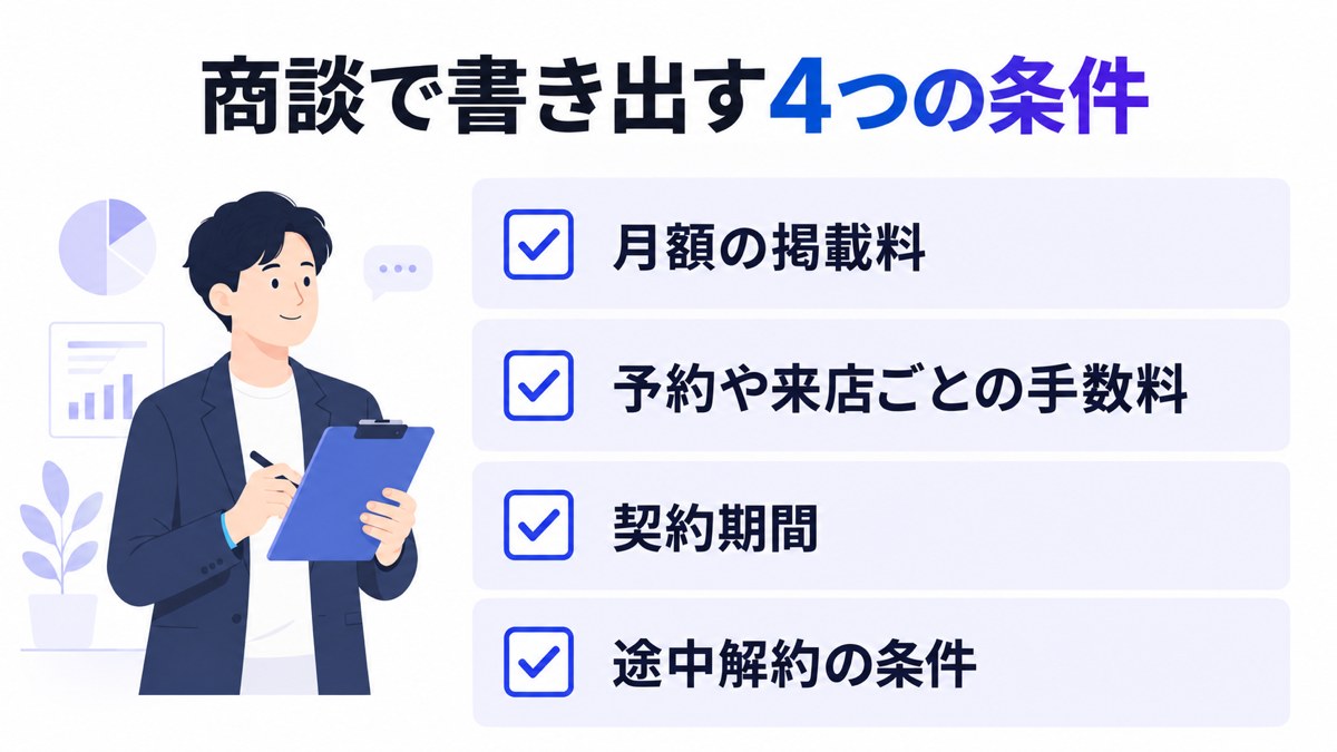 商談で書き出す4つの条件