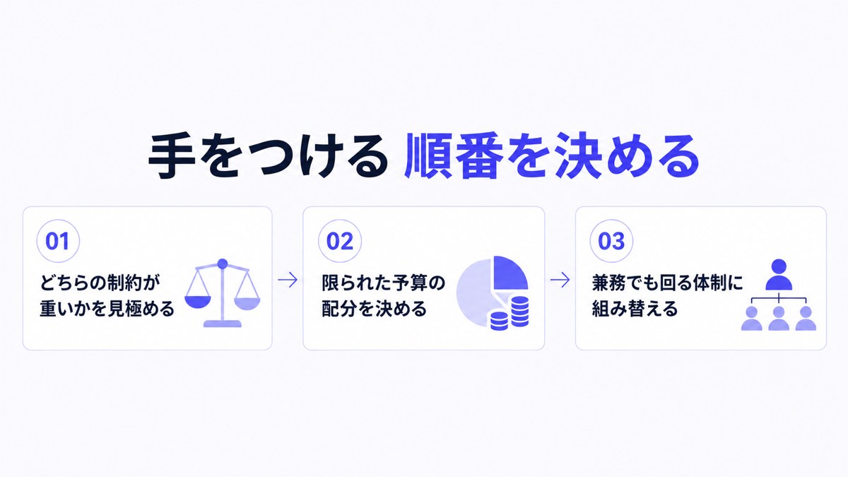 手をつける順番を決める