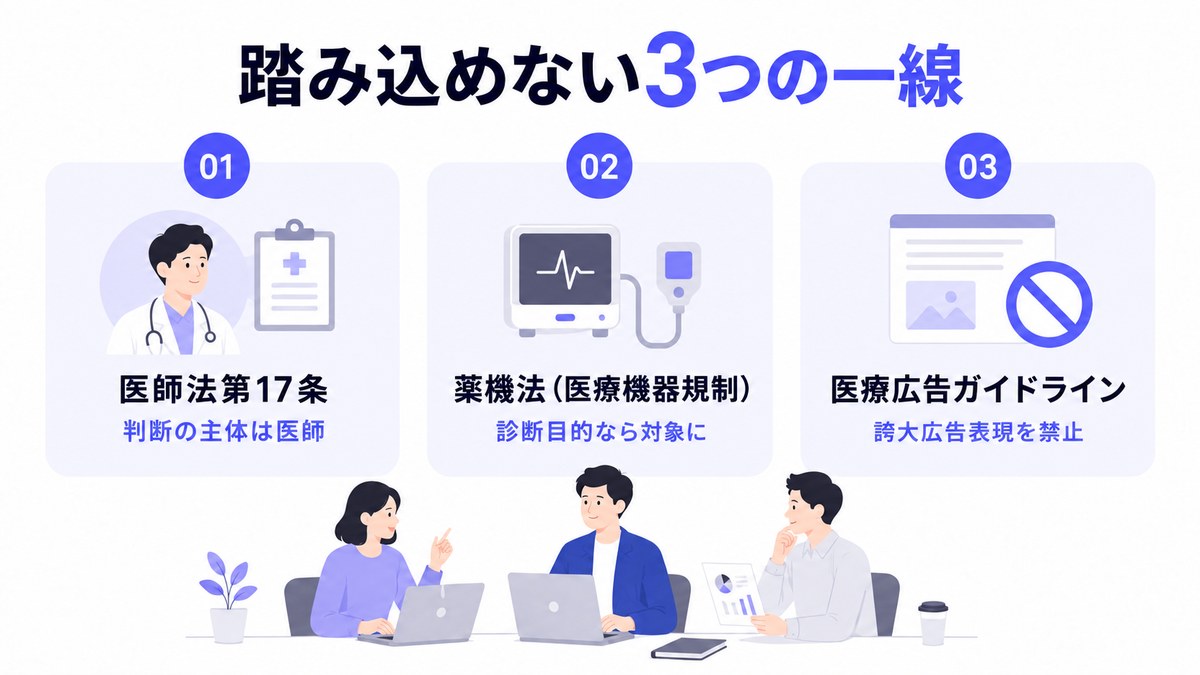 医療分野の生成AI活用で踏み込めない法令・ガイドラインの一線