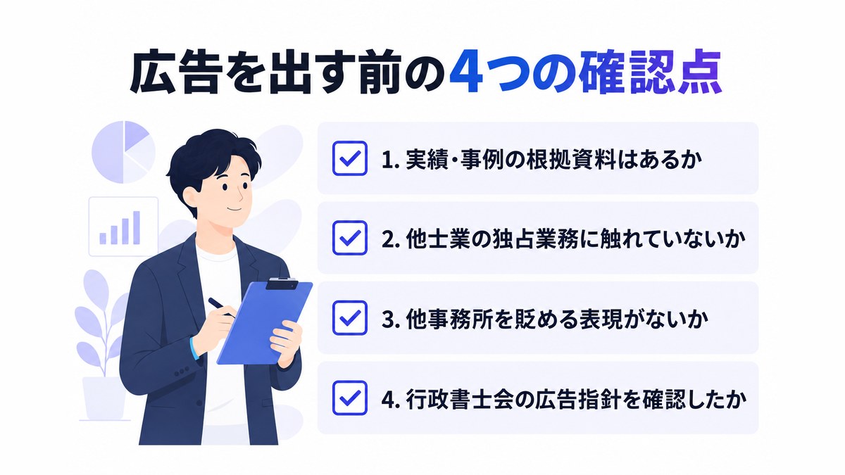 広告を出す前に確認したいチェックポイント