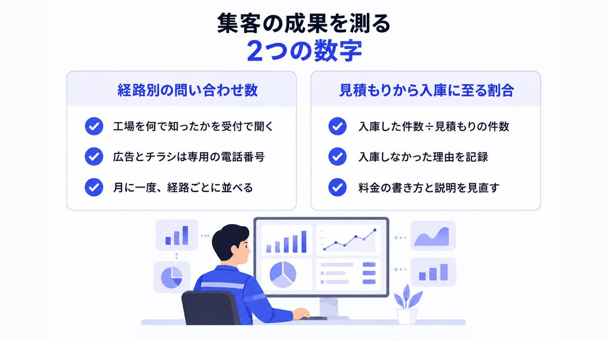 集客の成果を測る2つの数字